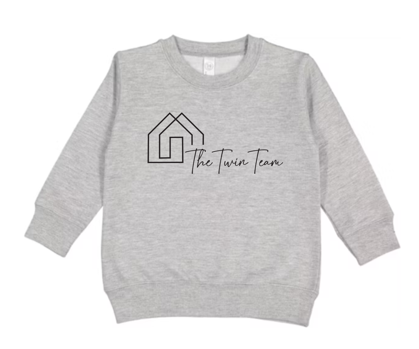 Embroidered Youth Twin Team Crewneck
