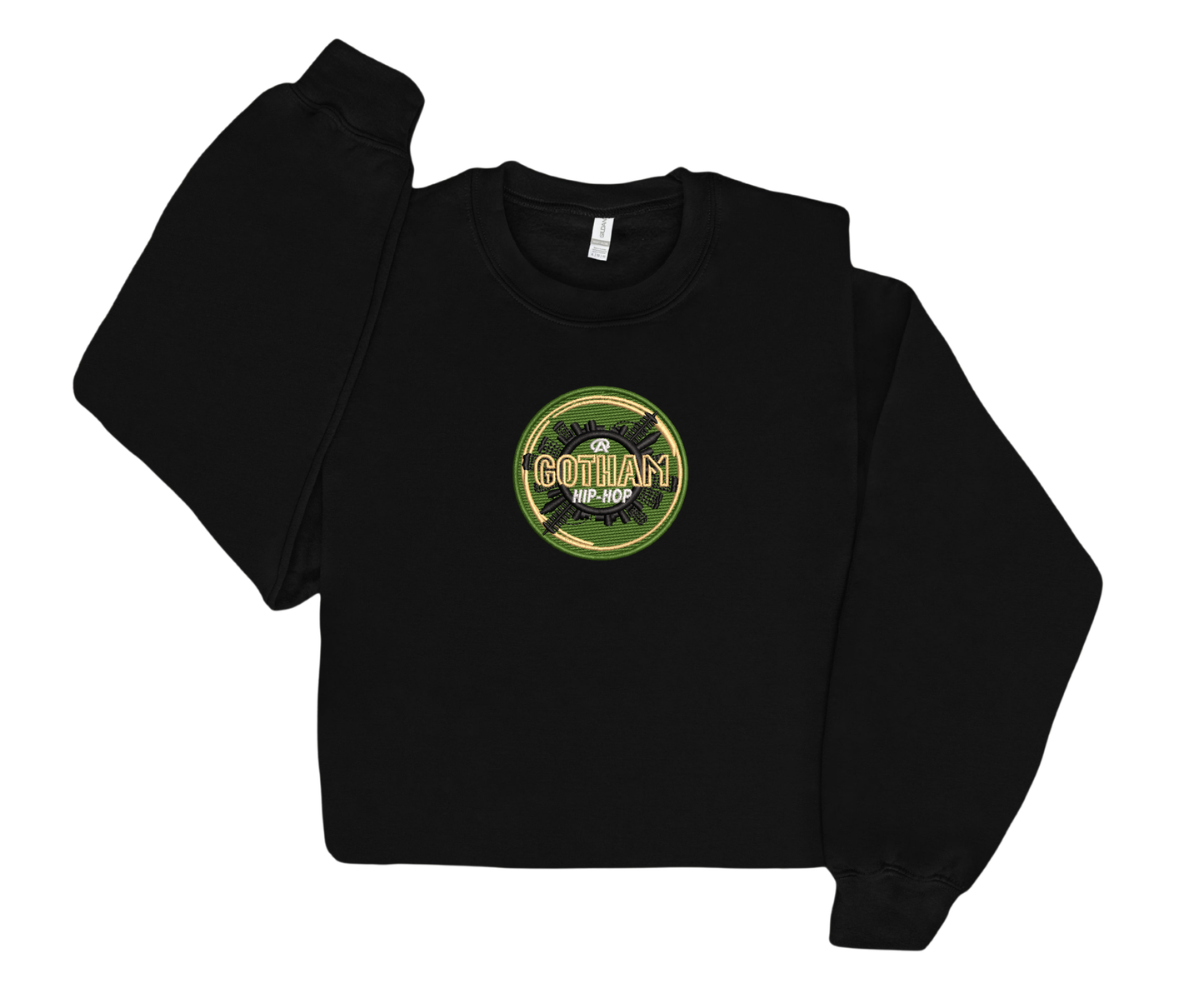 Embroidered Gotham Crewneck