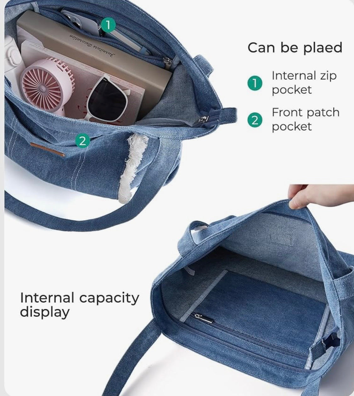 Embroidered Molded Jewelry Co Tote Bag