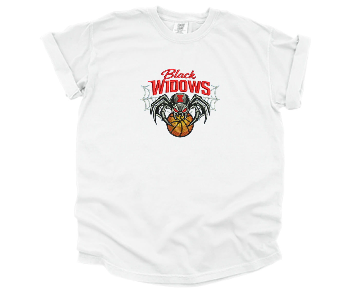 Embroidered Black Widows Tshirt