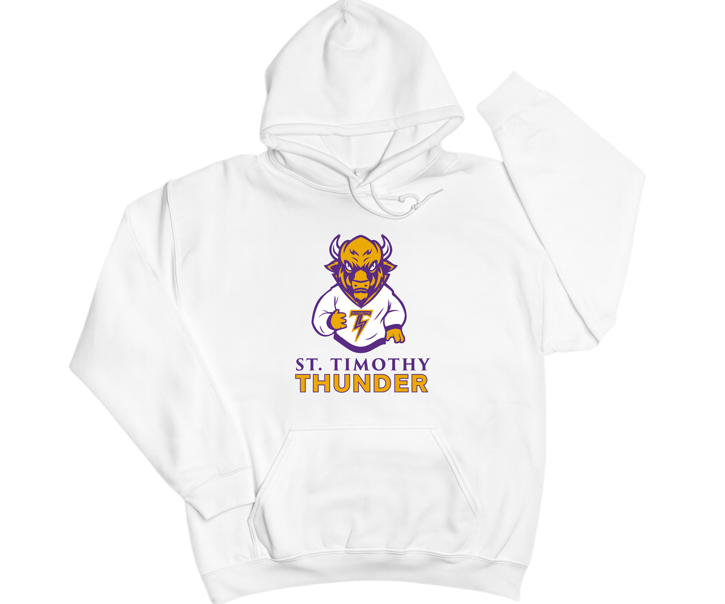 St. Timothy Thunder Mascot Youth Hoodie