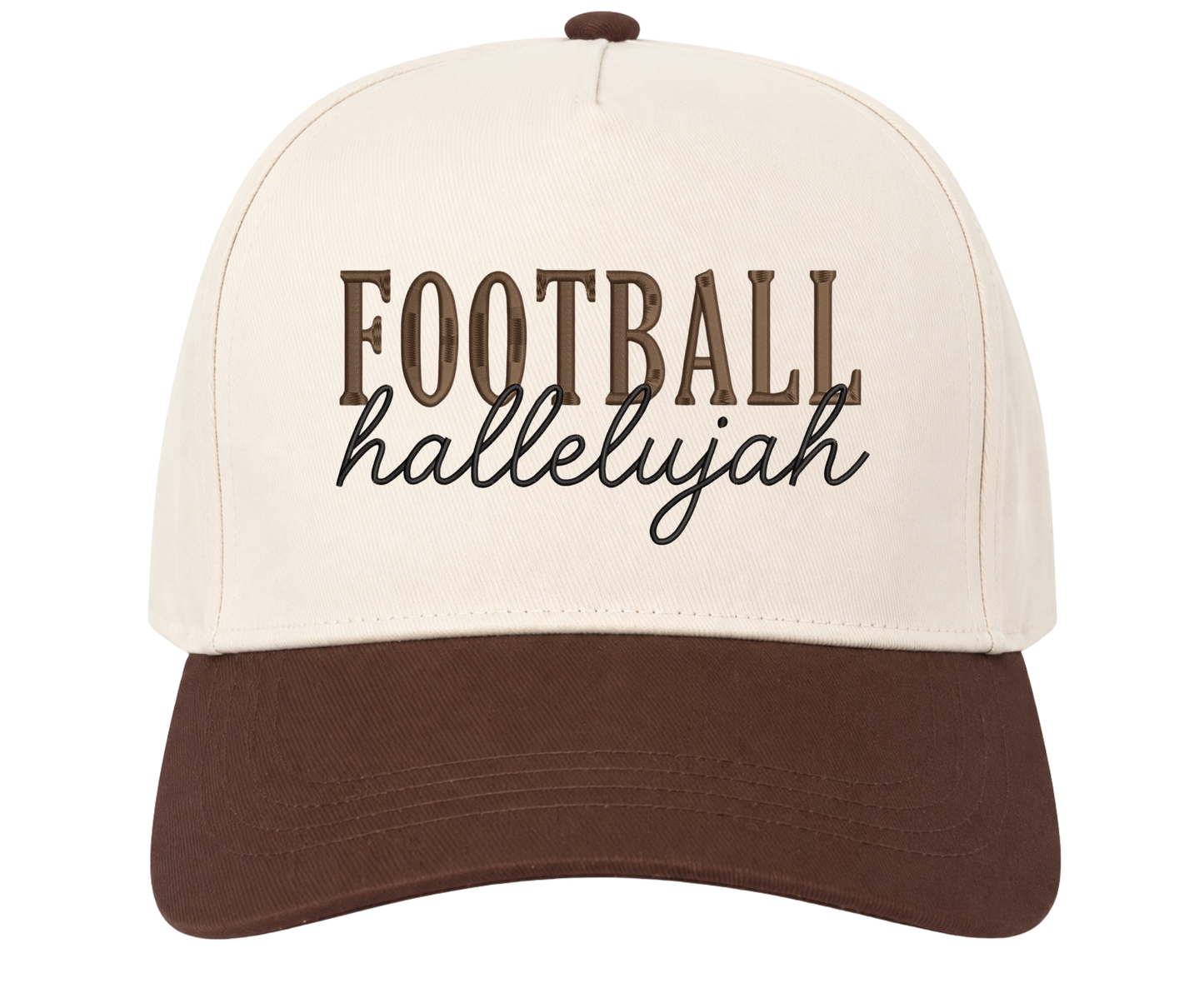 Embroidered Football Hallelujah Hat
