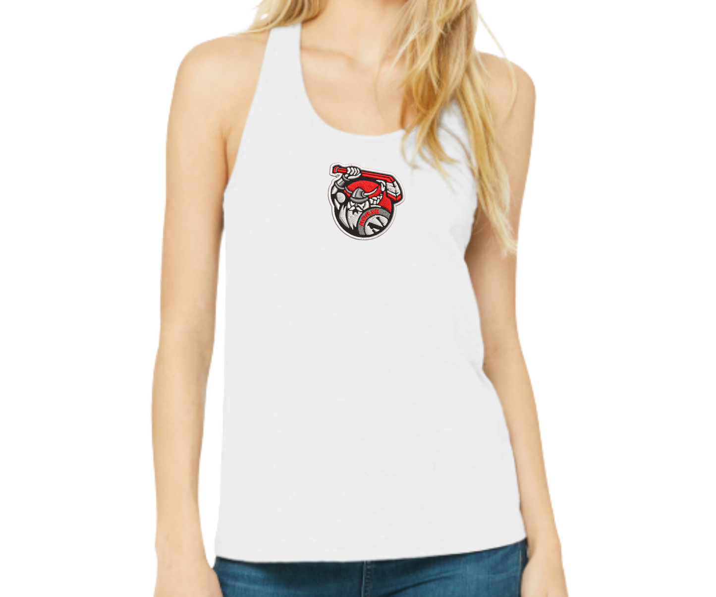 Embroidered Norse Hockey Tank Top