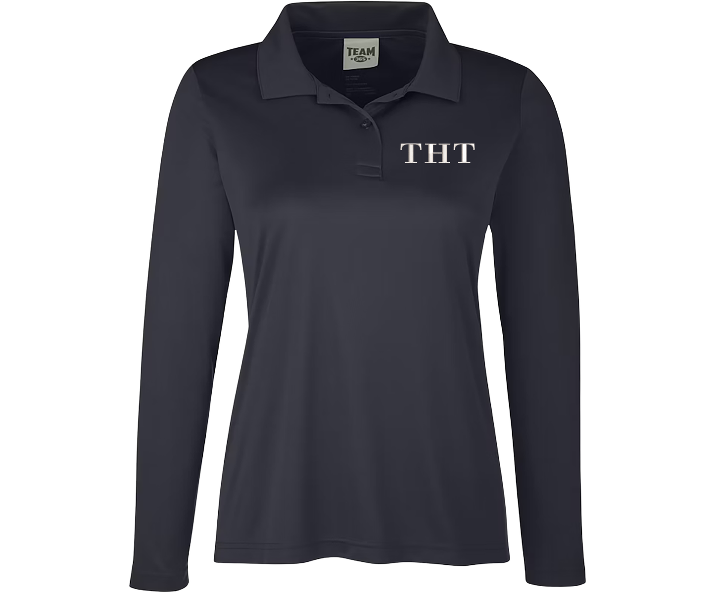 Embroidered Ladies Long Sleeve Polo