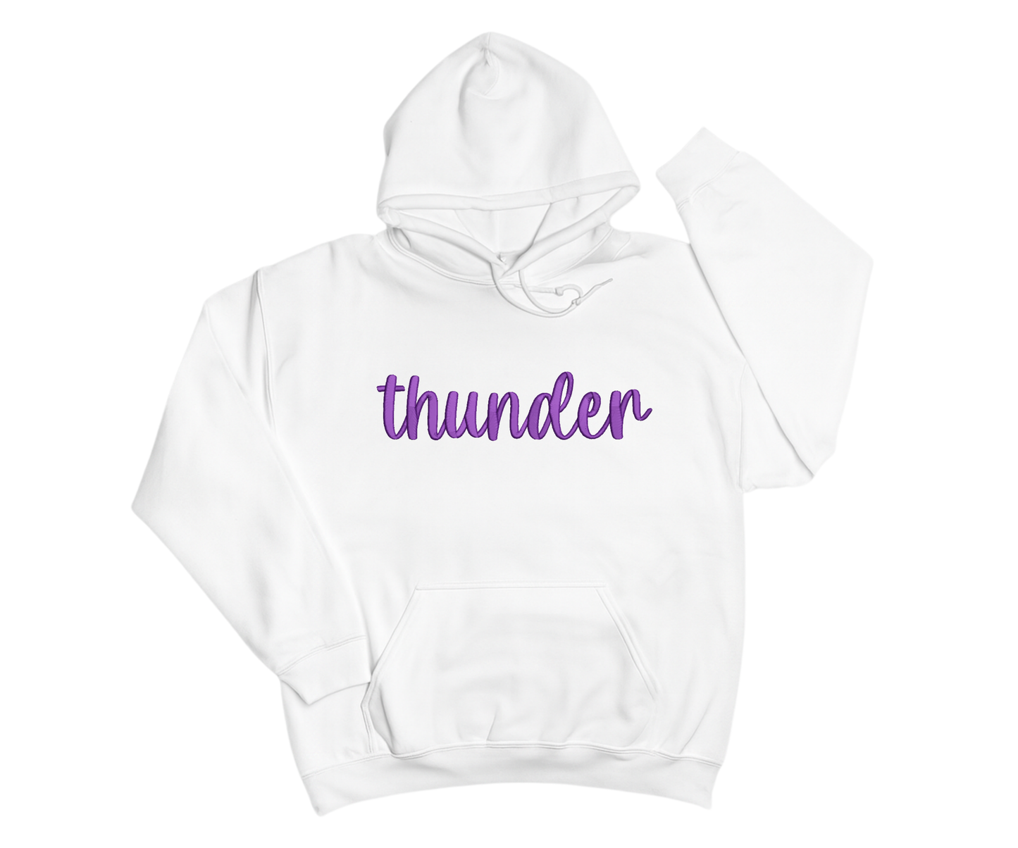 Embroidered Thunder Hoodie