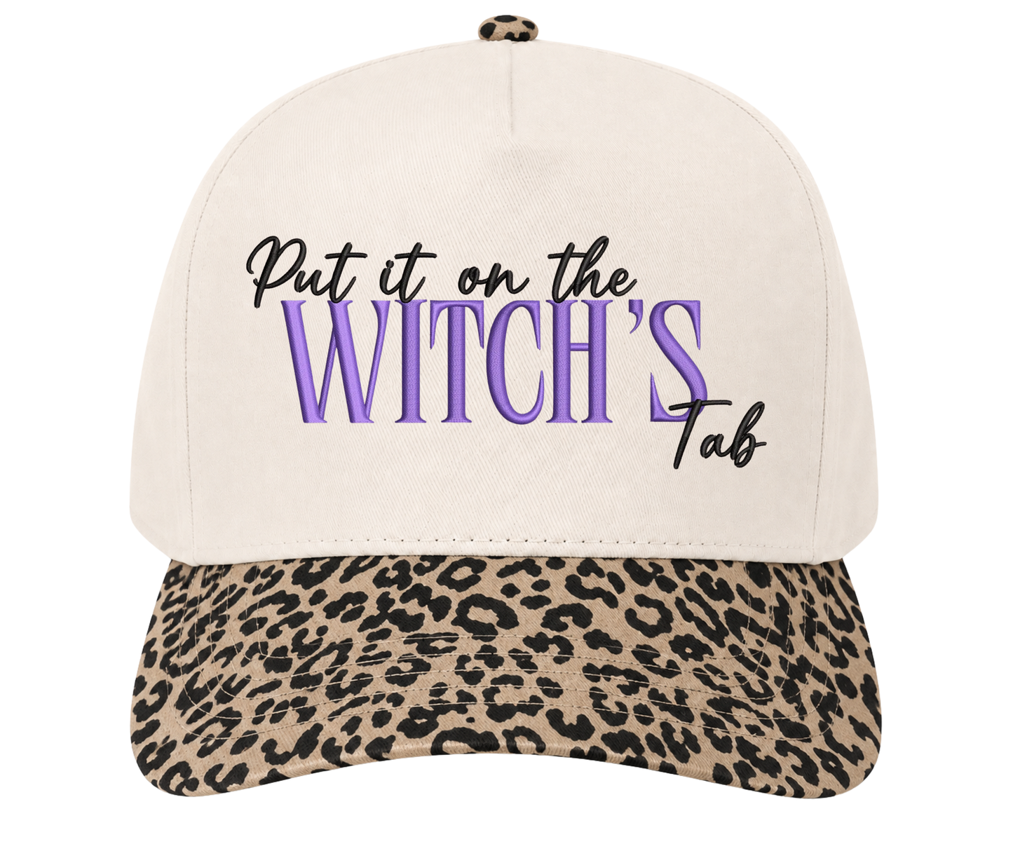 Embroidered Put it On The Witch’s Tab Hat
