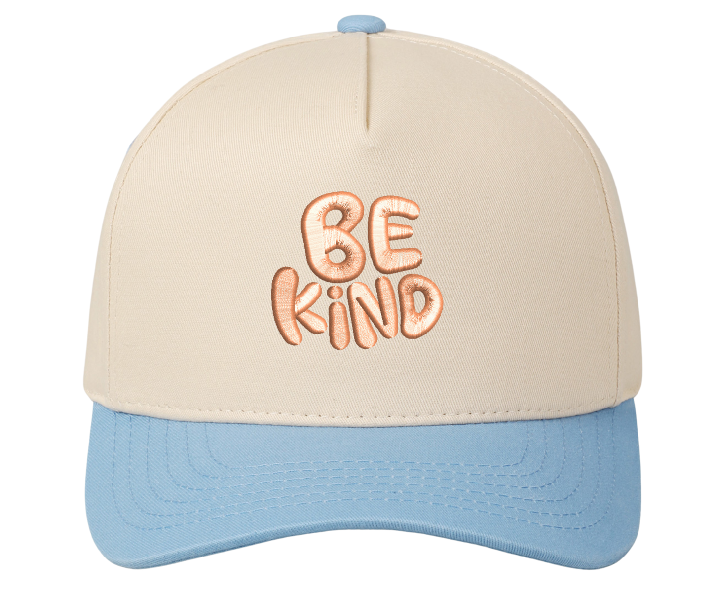 Puff Embroidered Be Kind Hat