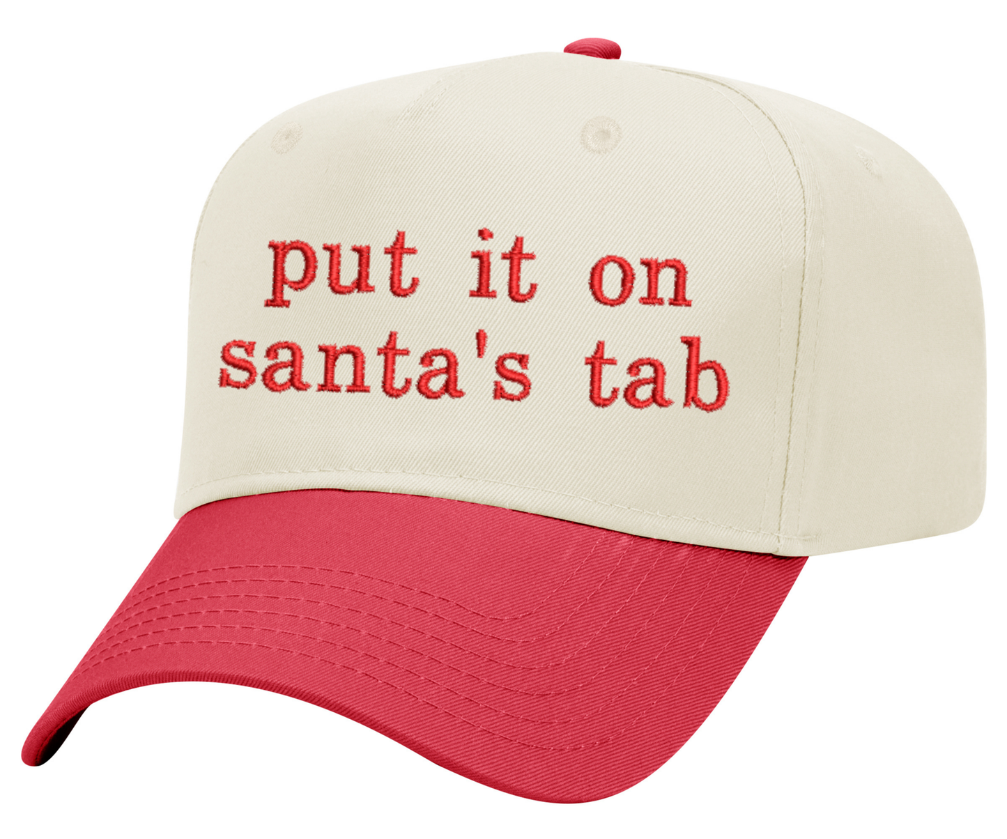 Embroidered Put It On Santa’s Tab Hat