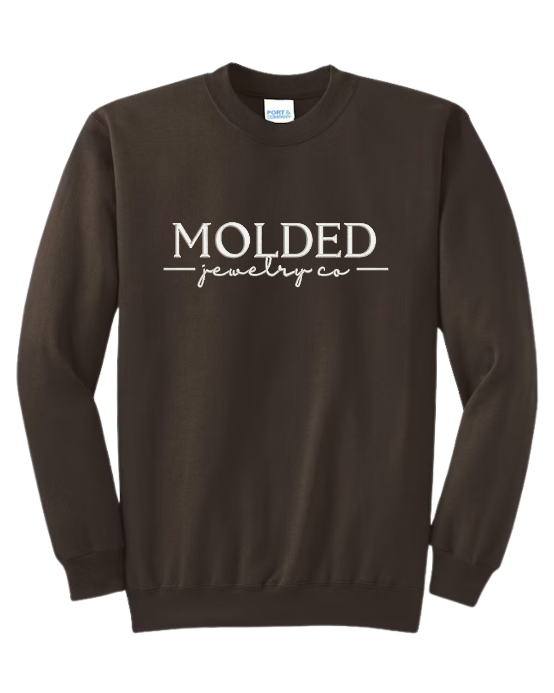 Embroidered Molded Jewelry Co Crewneck