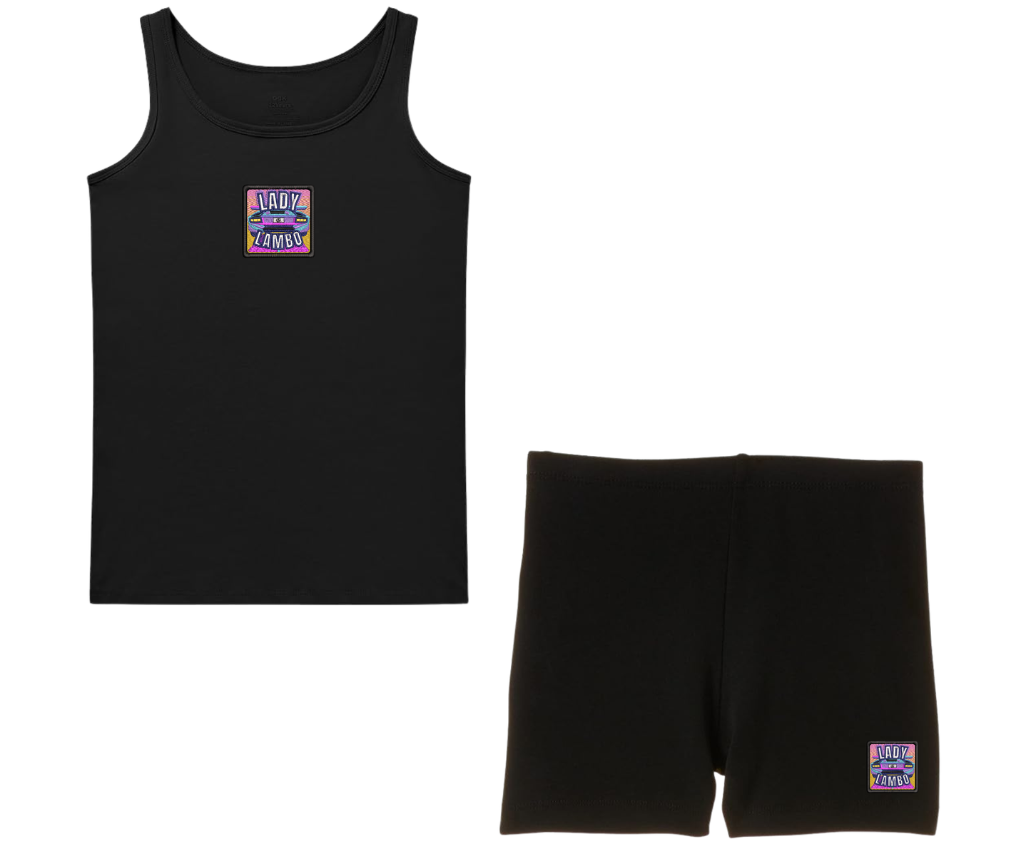 Embroidered Youth Lady Lambo Set