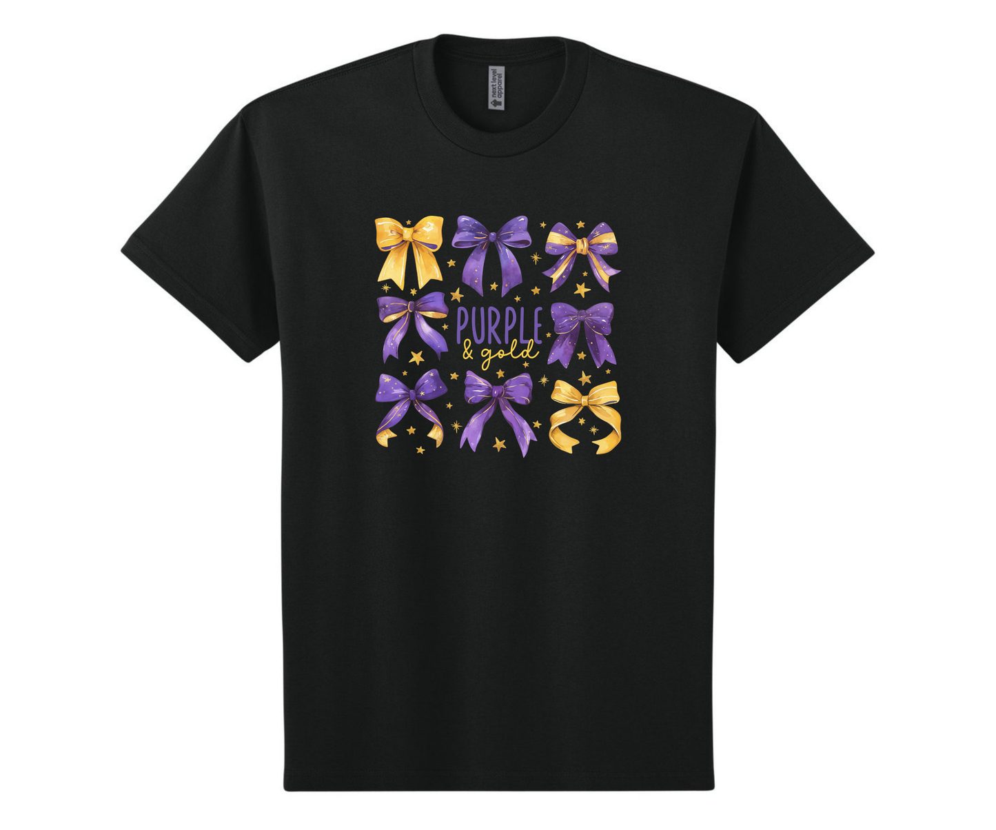 Purple and Gold Bows Youth T-shirt