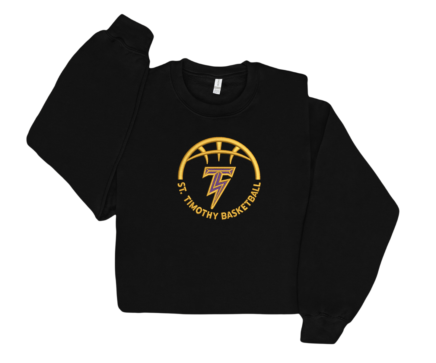 Embroidered St. Timothy Basketball Crewneck