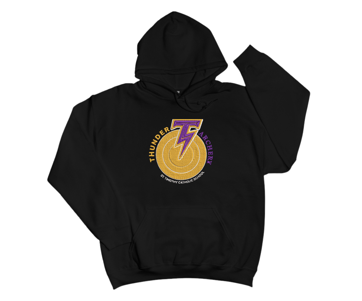 Embroidered St. Timothy Archery Hoodie