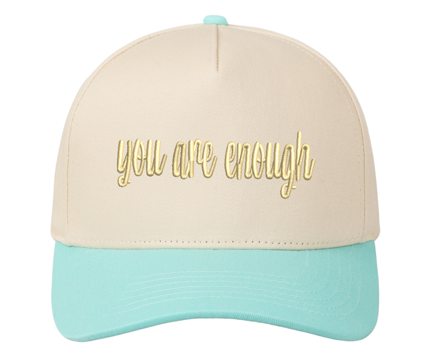 Puff Embroidered You Are Enough Hat
