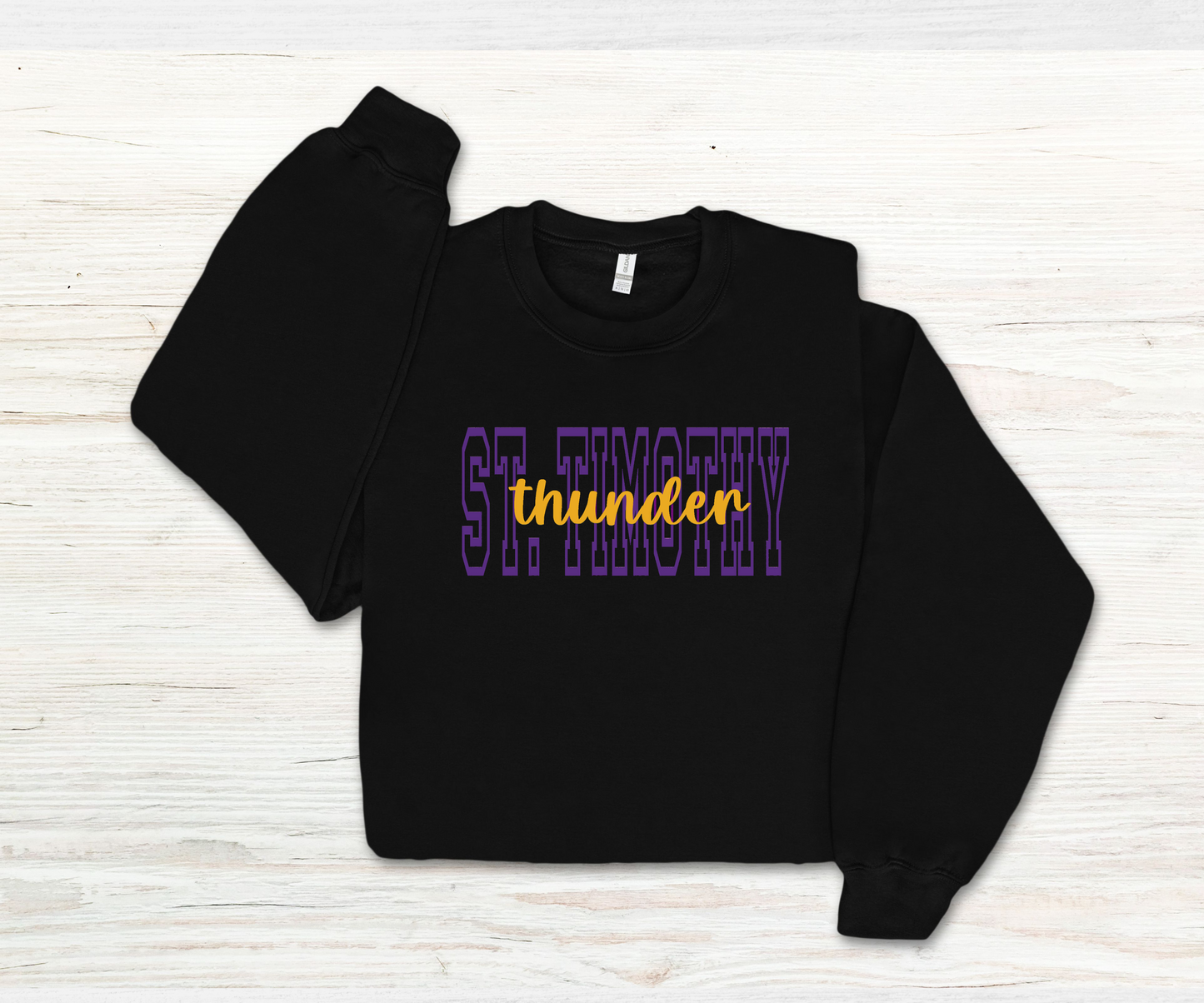 St Timothy Thunder Youth Crewneck Sweatshirt