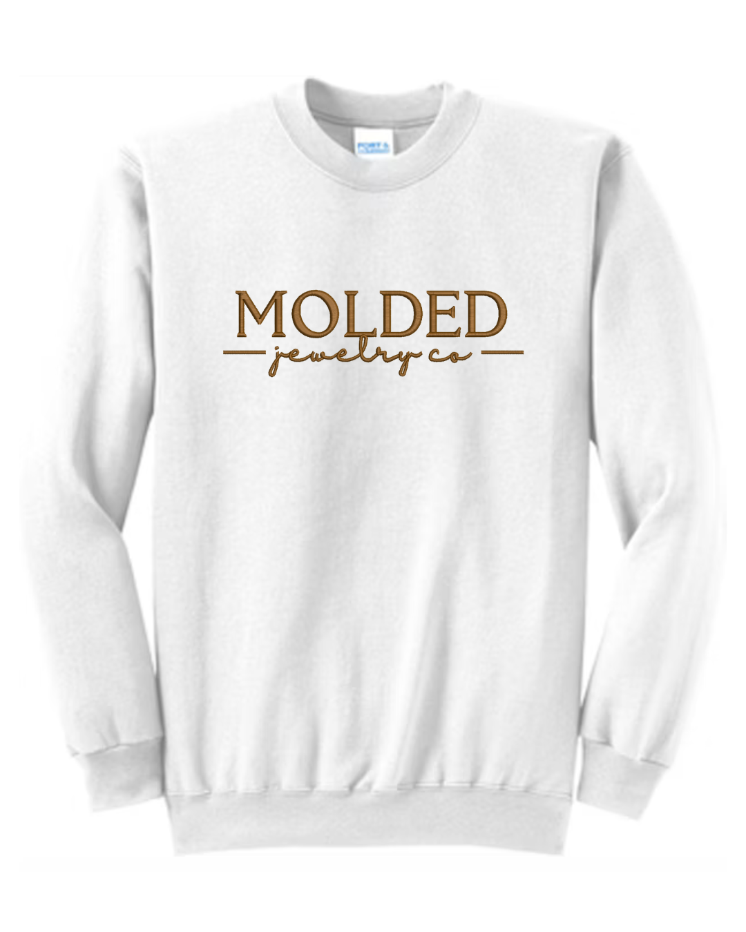 Embroidered Molded Jewelry Co Crewneck