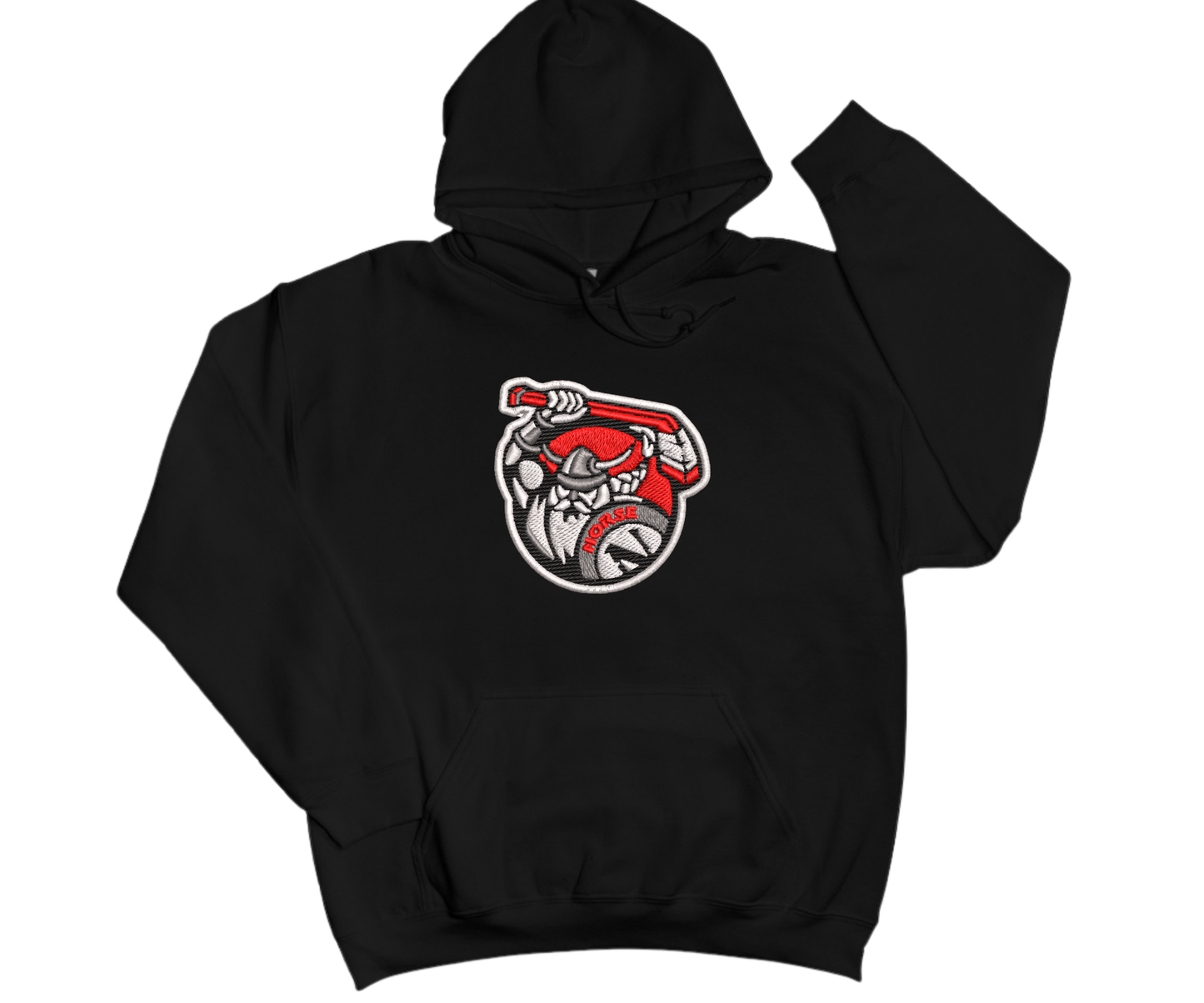 Embroidered Youth Norse Hockey Hoodie