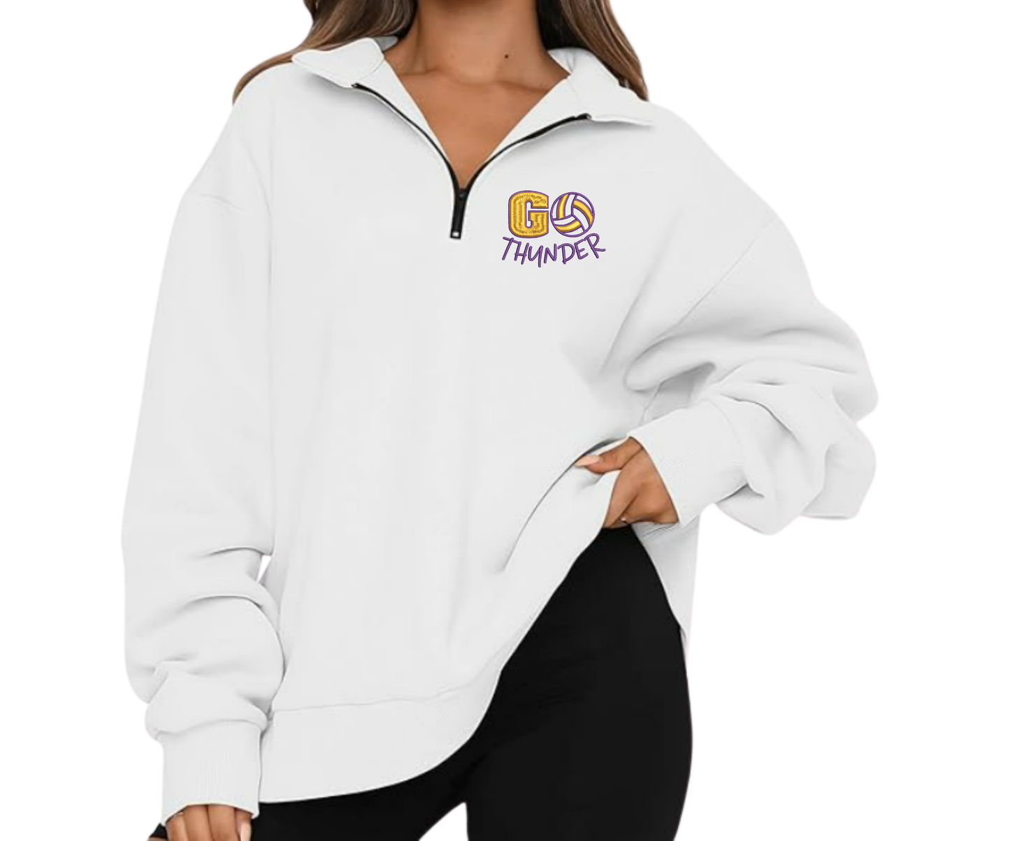 Embroidered St. Timothy Volleyball Quarter Zip