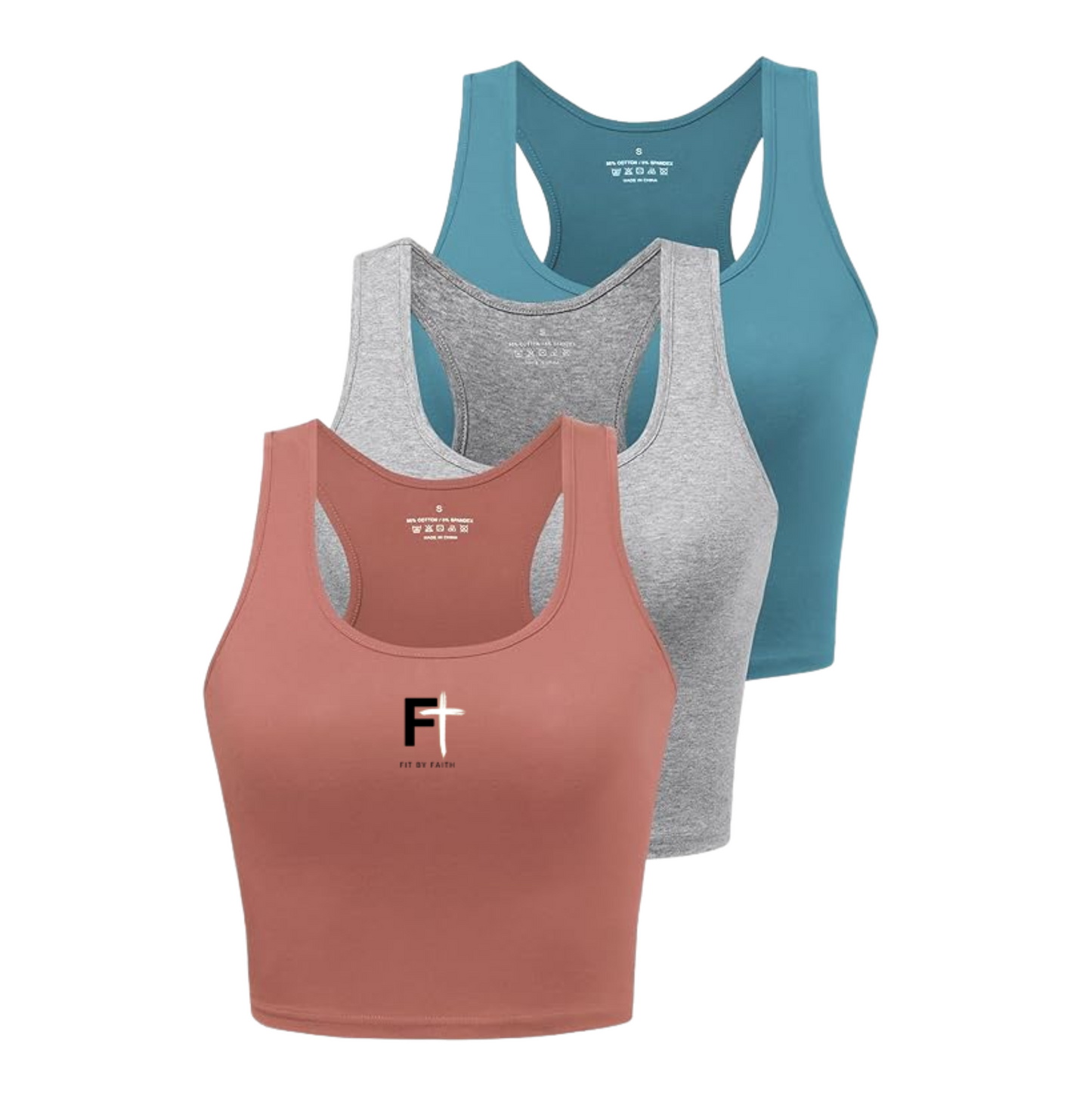 Fit By Faith Cropped Tank