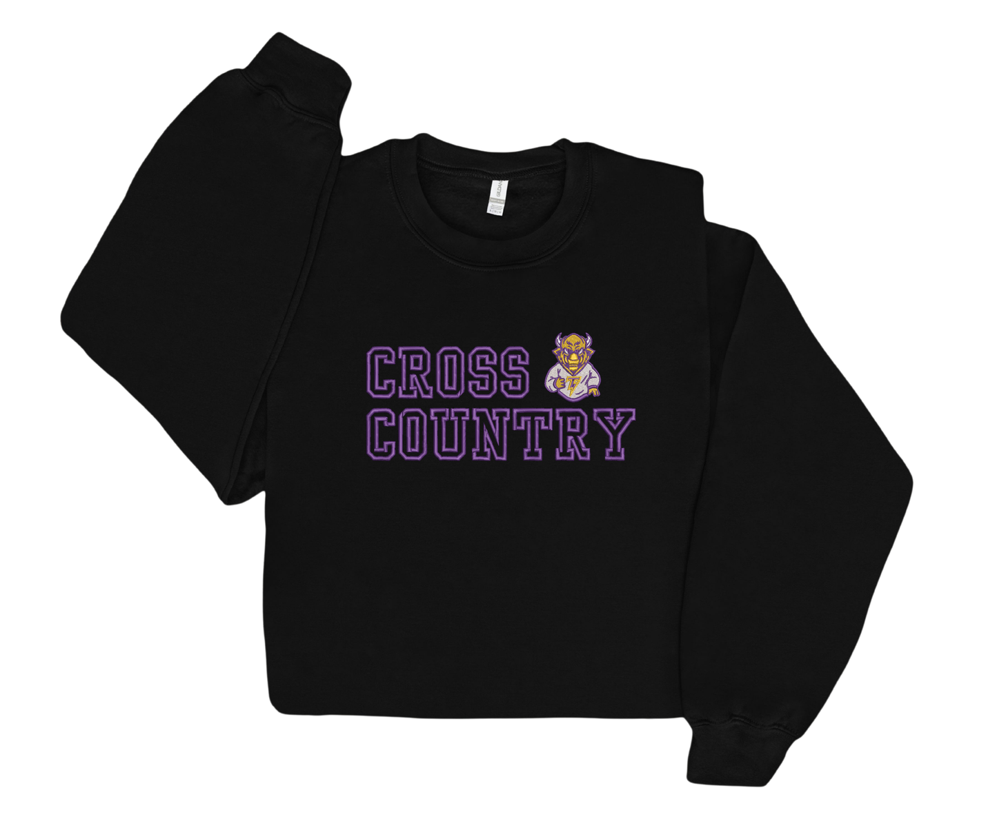 Embroidered St.Timothy Cross Country Crewneck
