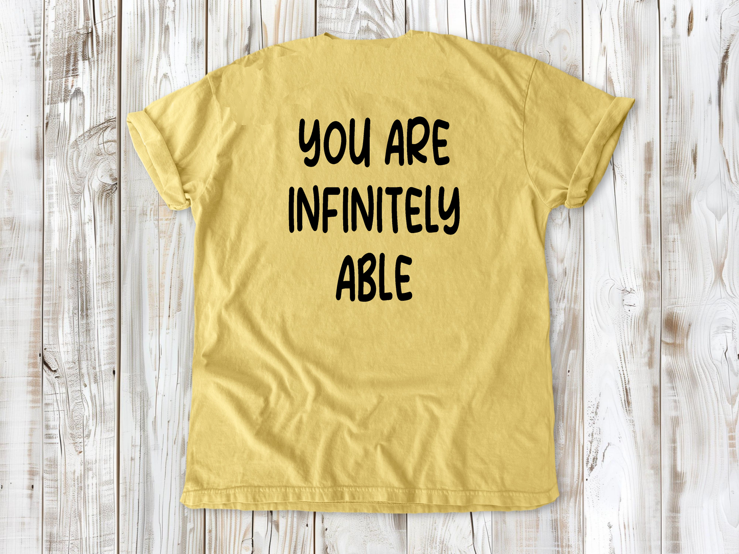 Puff Print Autism Acceptance tee