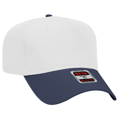 Custom 5 Panel Otto Hat- White Base
