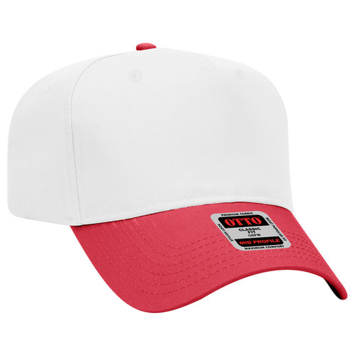 Custom 5 Panel Otto Hat- White Base