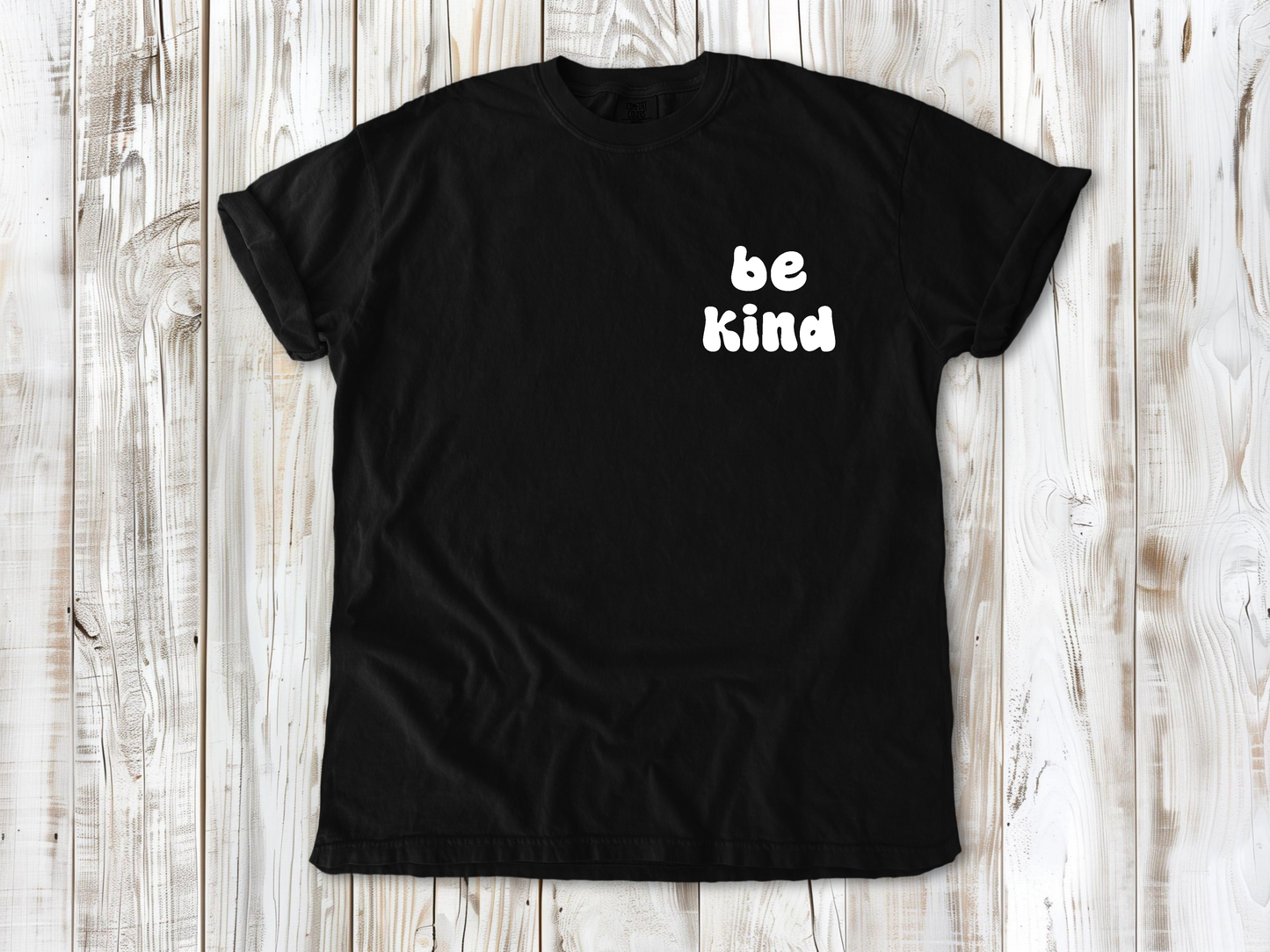 Be Kind Puff Print Comfort Colors Tee