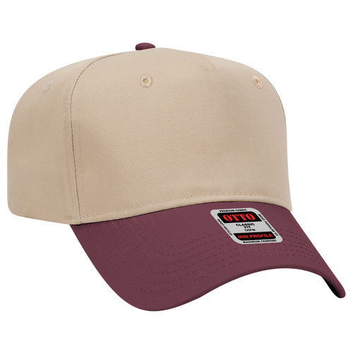 Custom 5 Panel Otto Hat- Cream Base