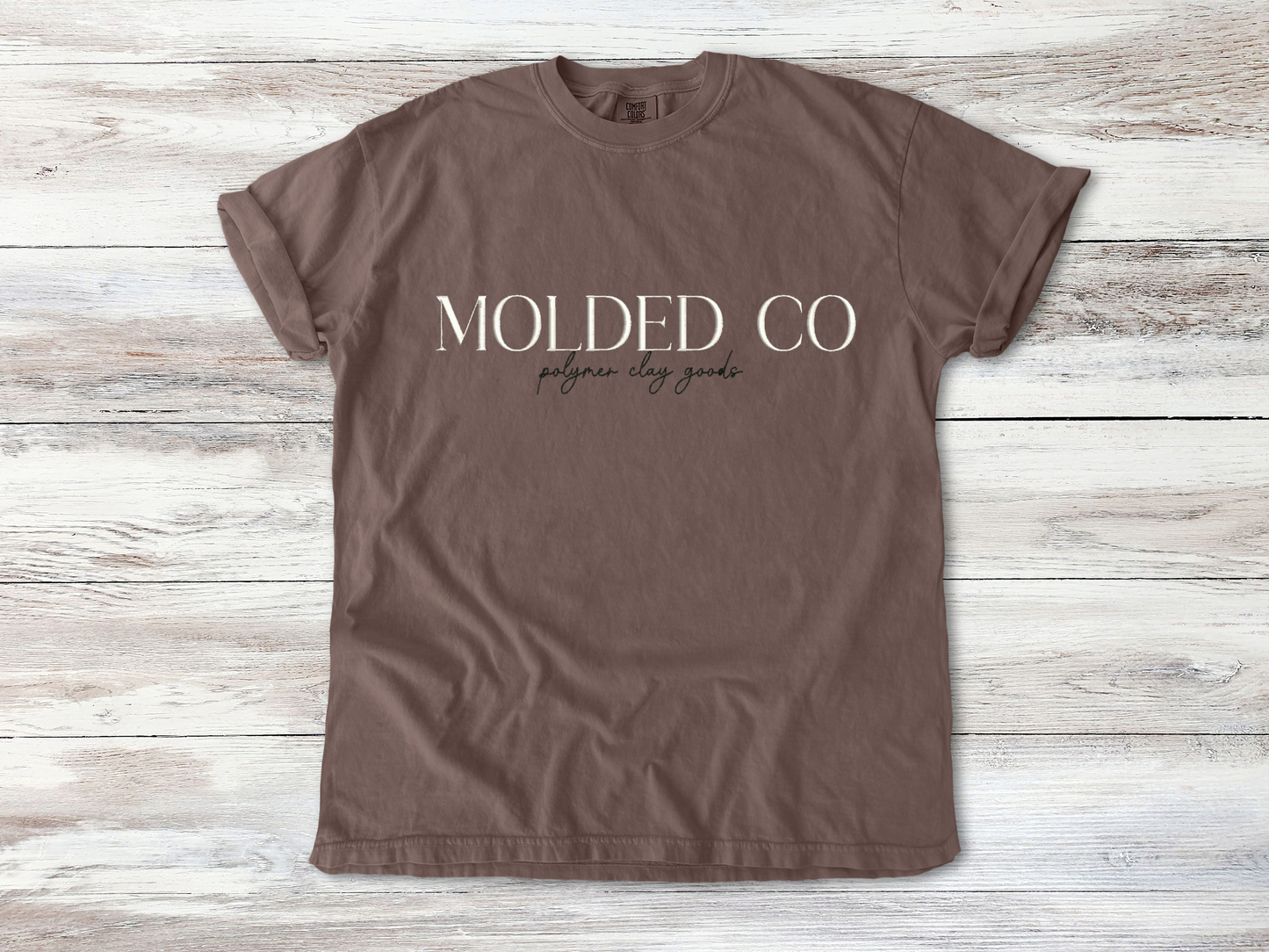 Embroidered Molded Co Tee