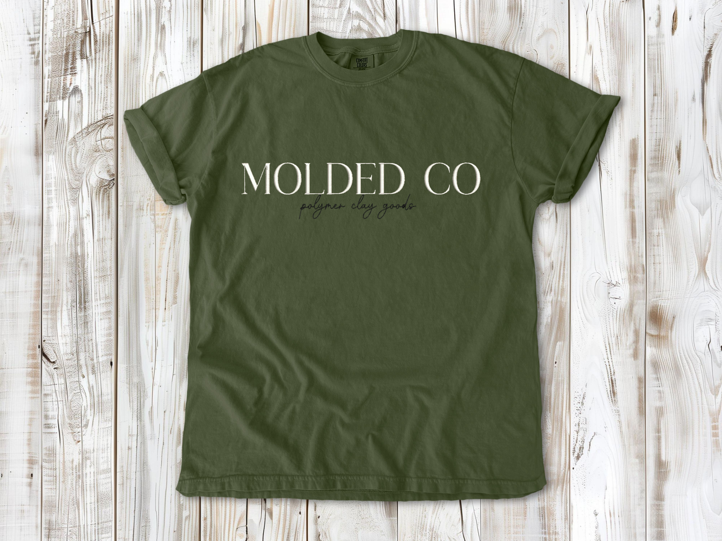 Embroidered Molded Co Tee