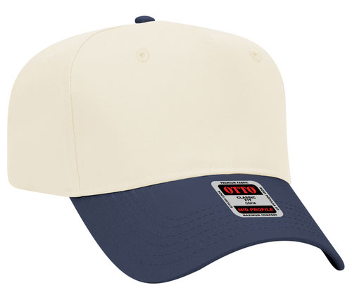 Custom 5 Panel Otto Hat- Cream Base