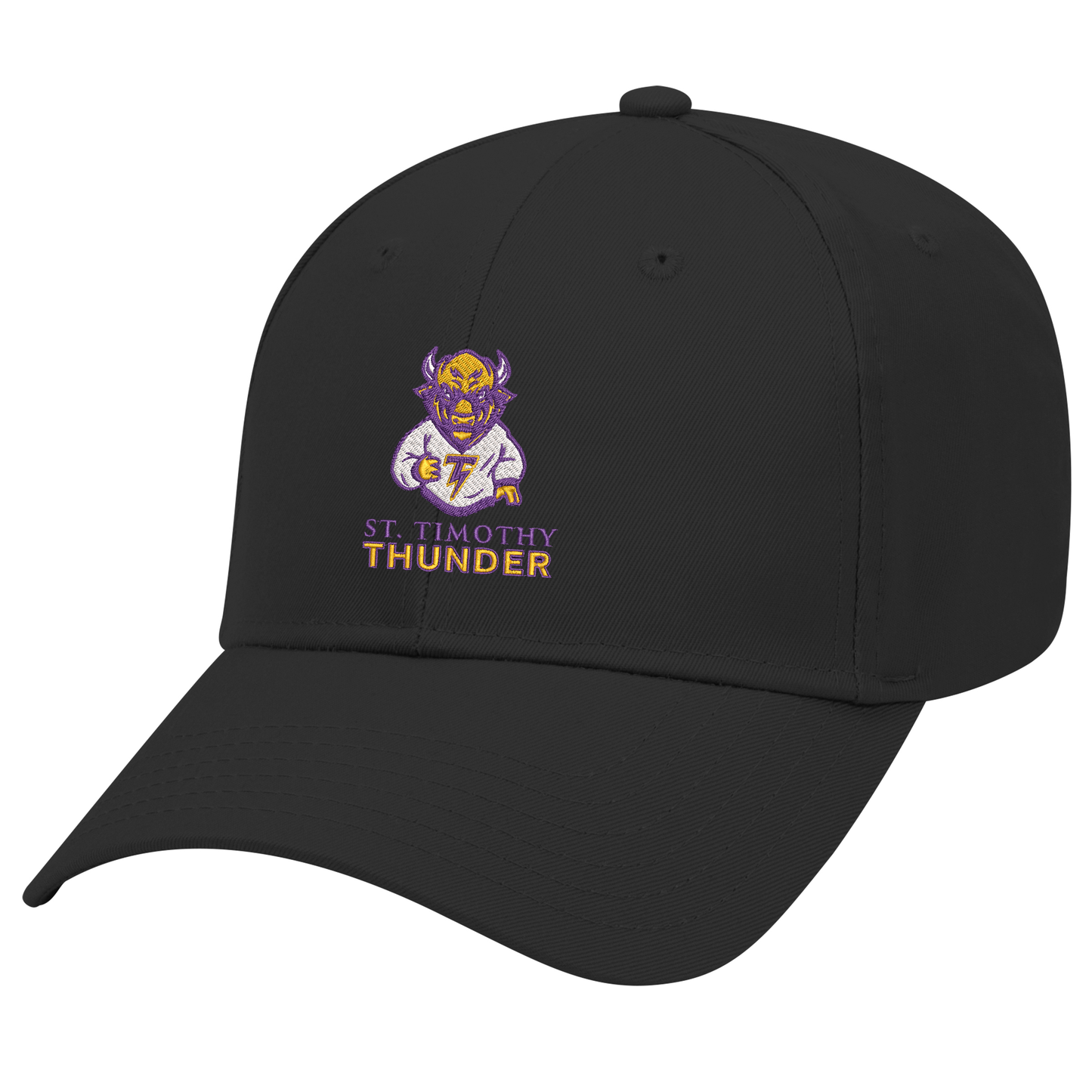 Thunder Mascot Embroidered Baseball Cap