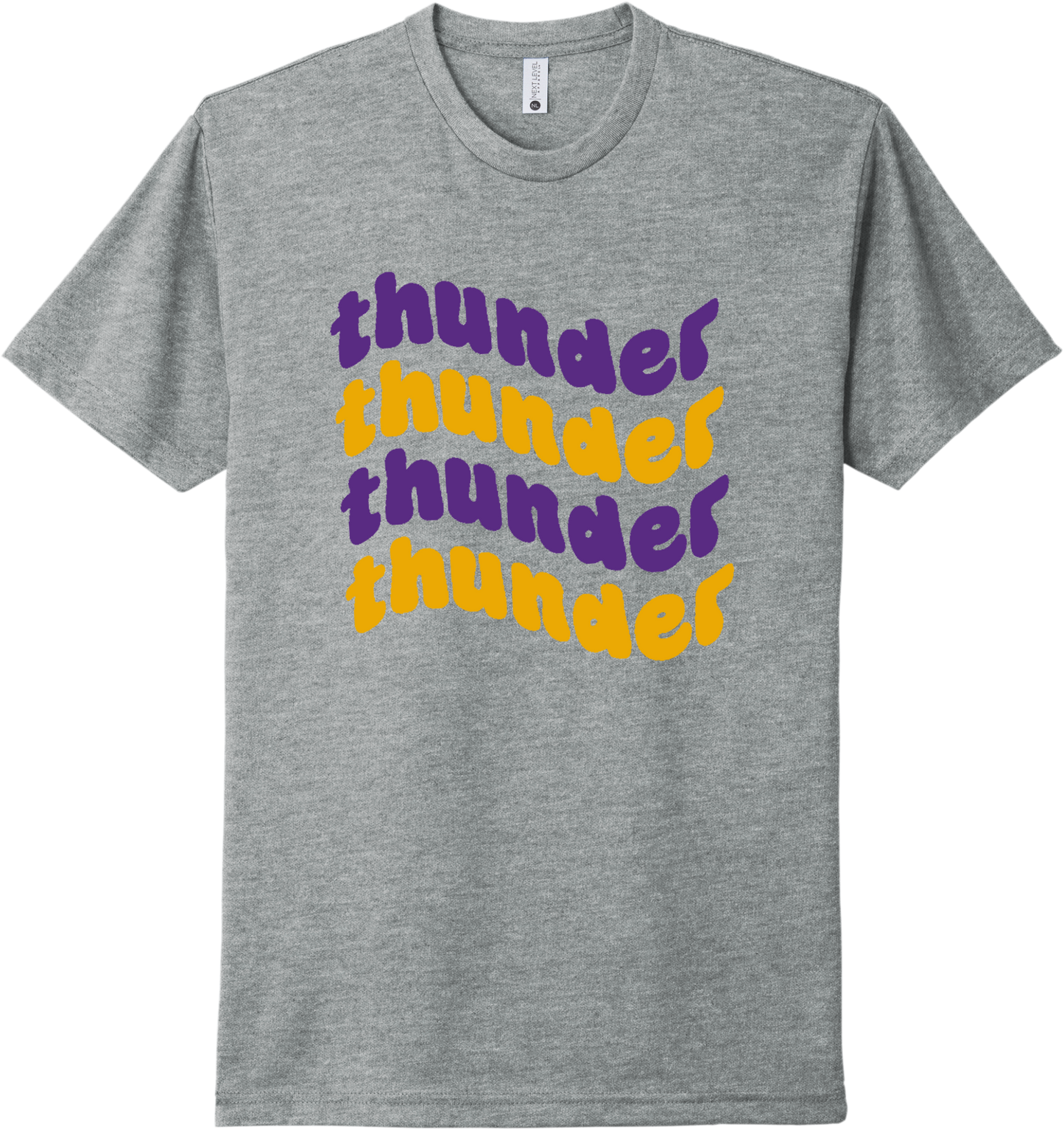 Thunder Purple and Gold Youth Tee