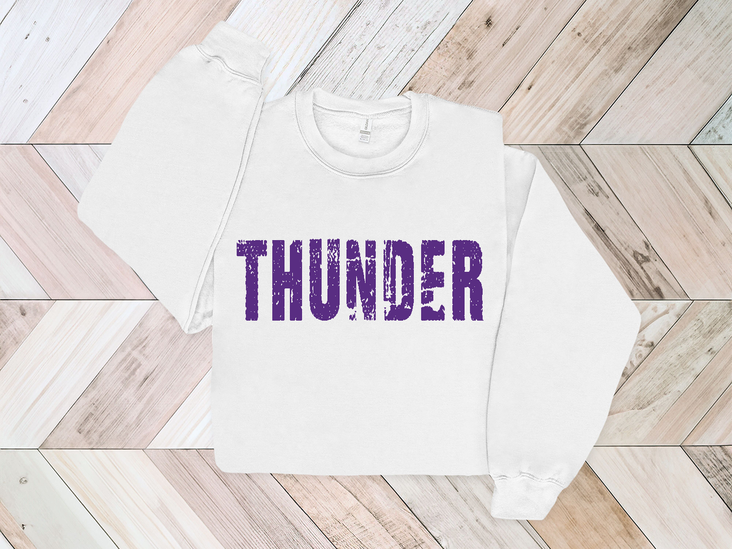 Distressed Thunder Crewneck