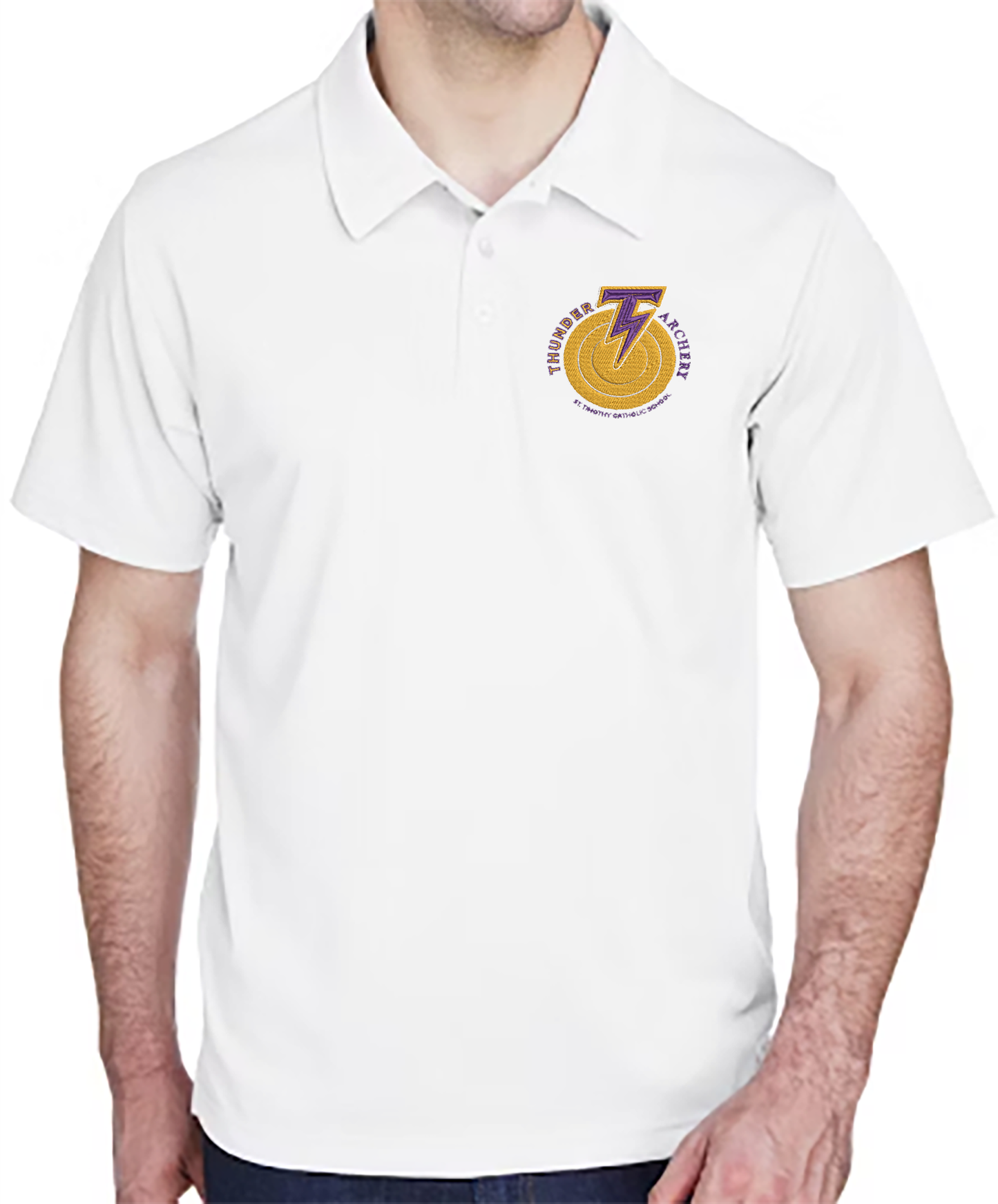 Embroidered Thunder Archery Polo