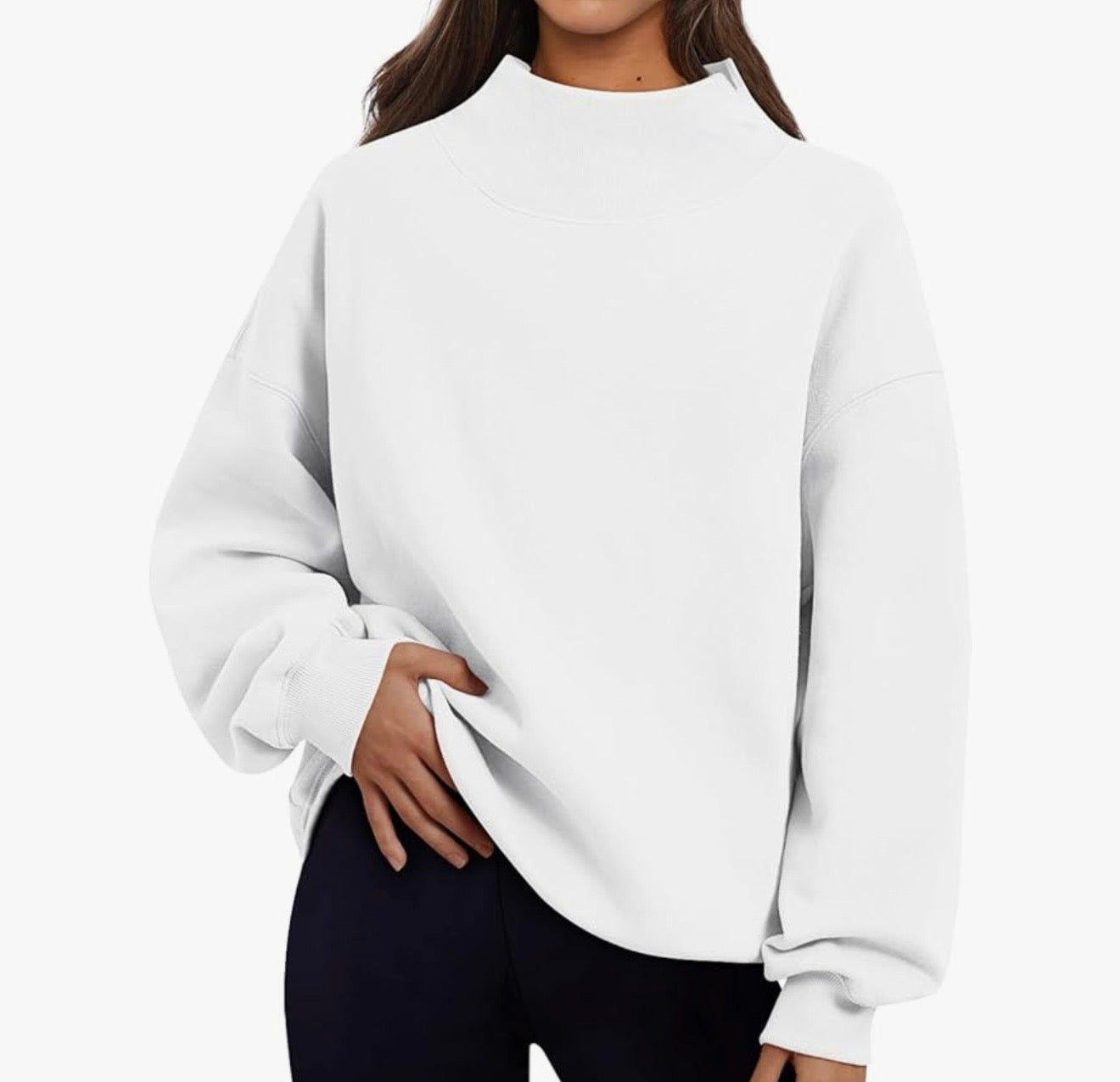 Embroidered Triple R Cookie Jar Mock Neck