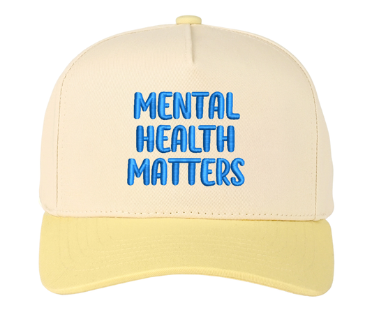 Puff Embroidered Mental Health Matters Hat