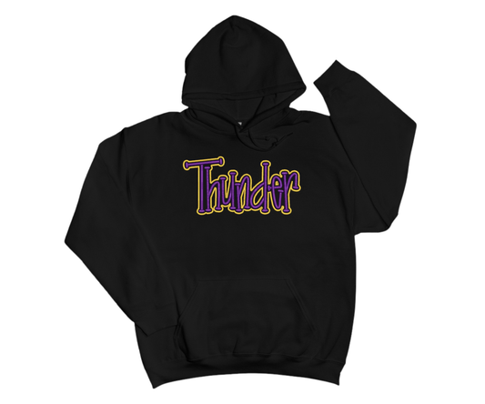 Embroidered Thunder Hoodie