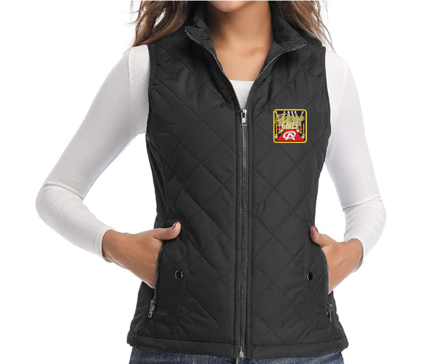 Embroidered Glamour Girls Vest