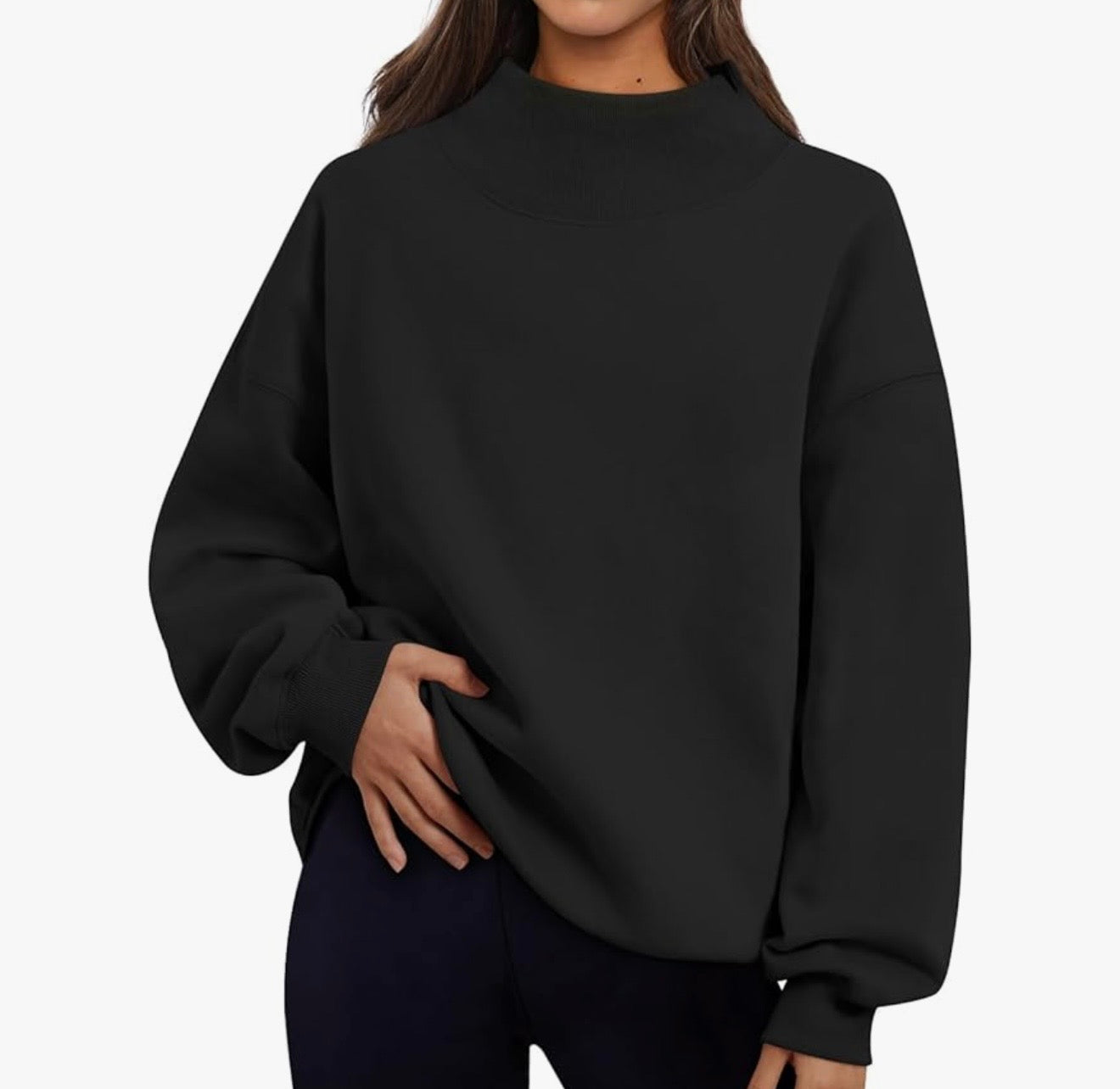 Embroidered Triple R Cookie Jar Mock Neck