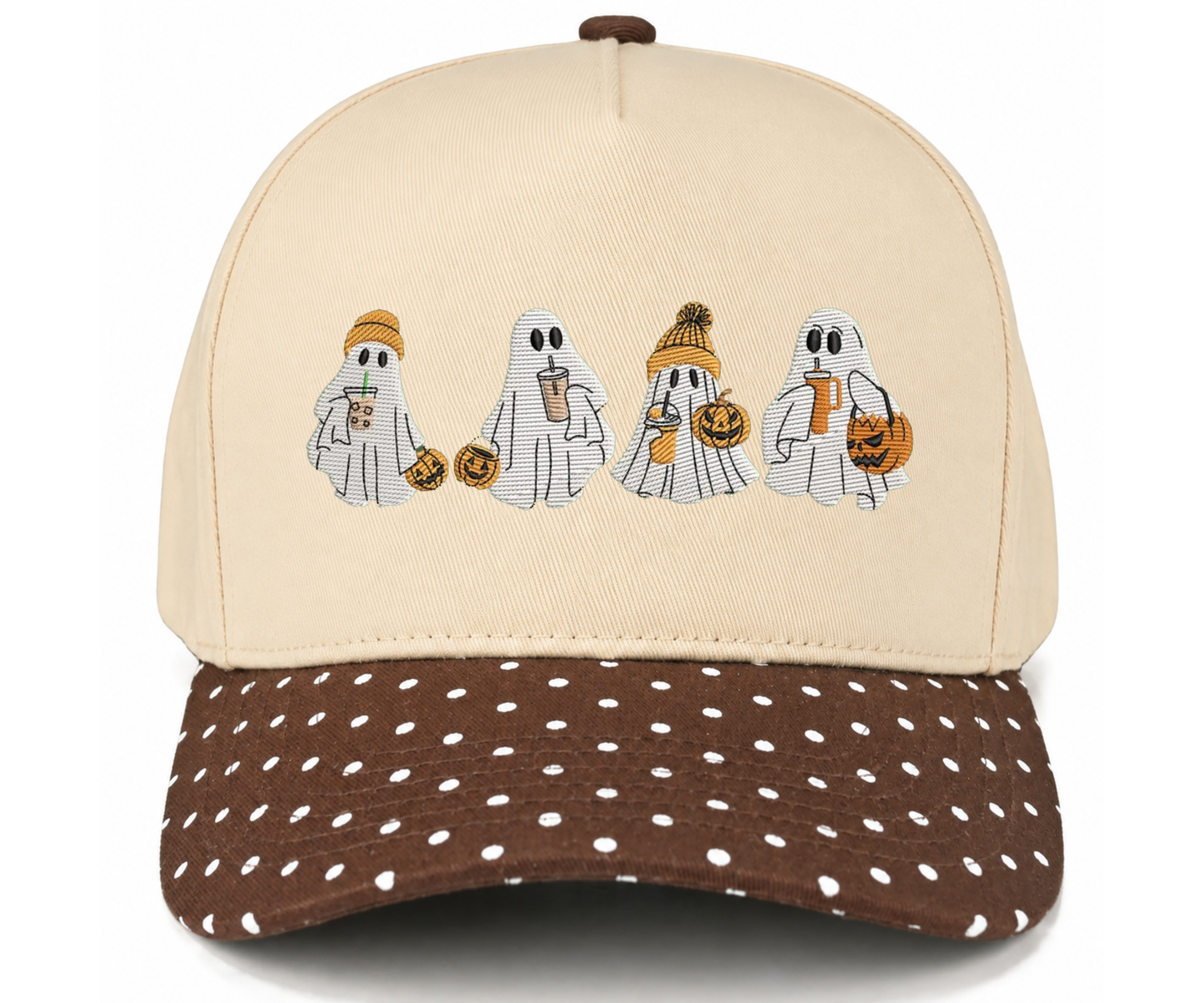 Embroidered Ghost Hat
