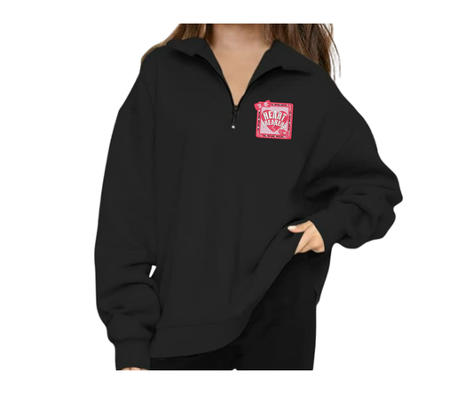 Embroidered Youth Heart Breakers Quarter Zip