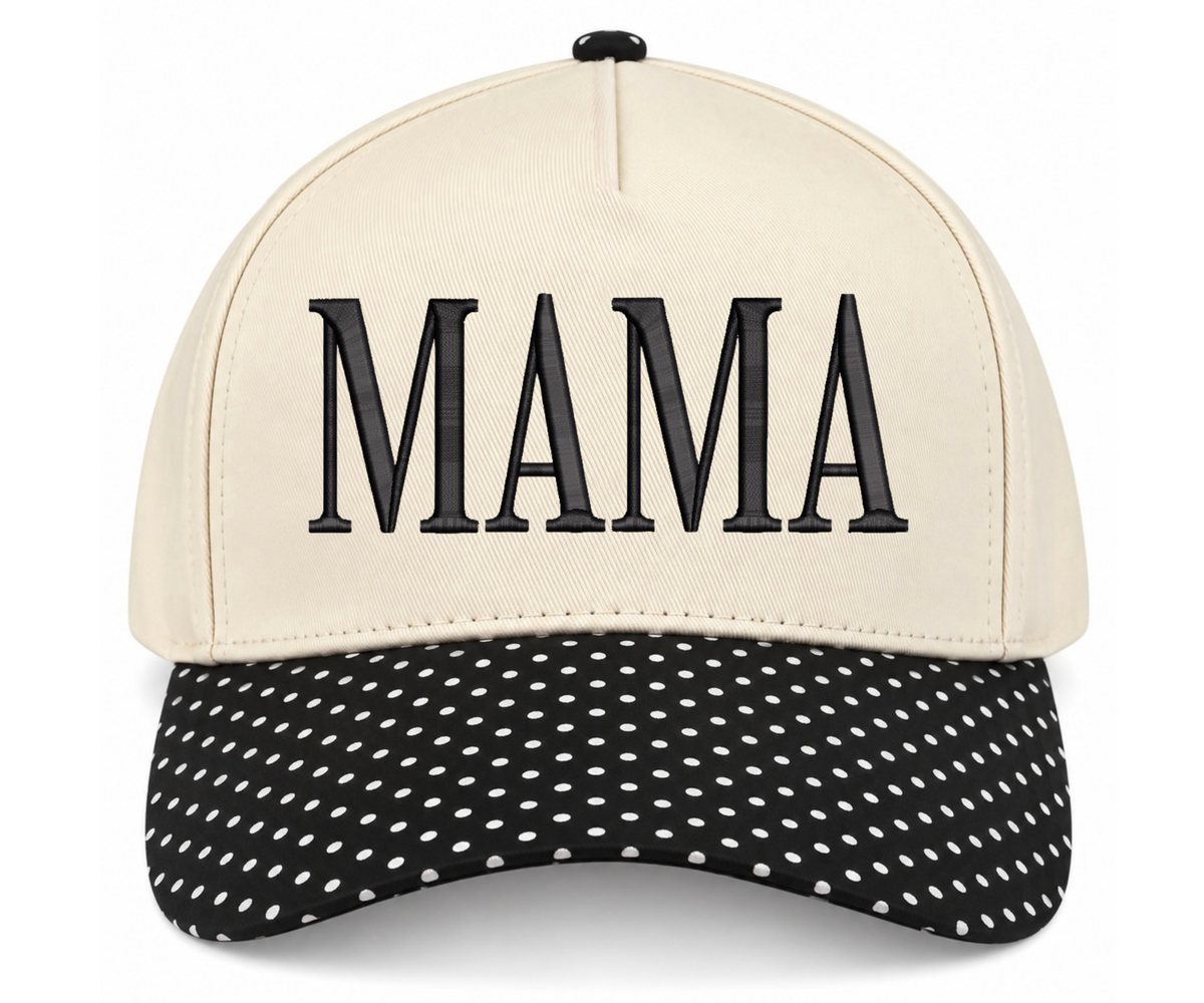 Puff Embroidered Mama Hat