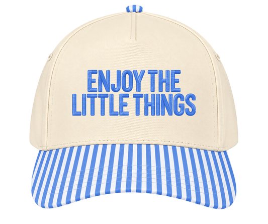 Embroidered Enjoy The Little Things Hat