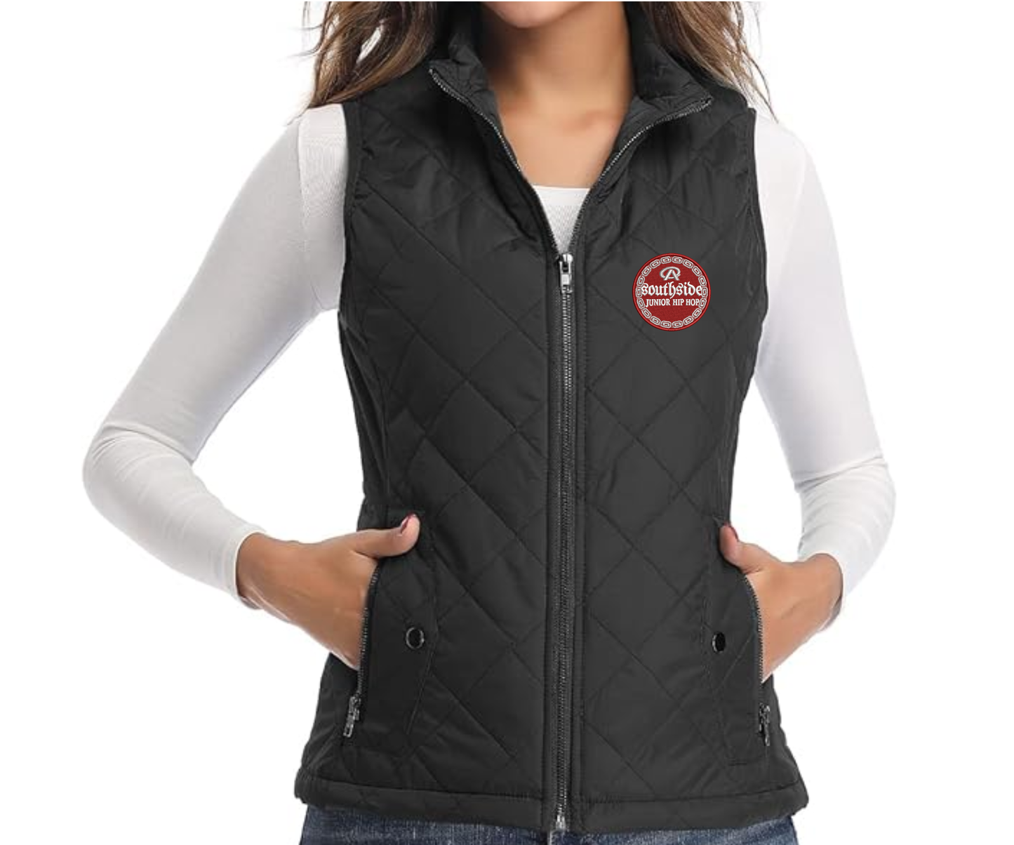 Embroidered South Side Vest