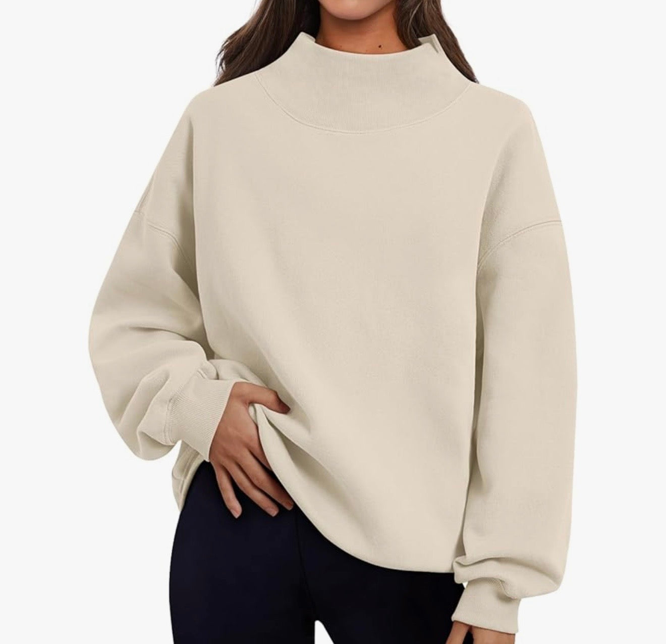 Embroidered Triple R Cookie Jar Mock Neck