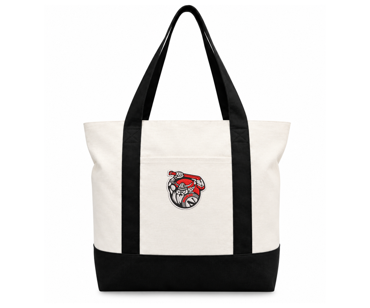 Embroidered Norse Hockey Tote Bag