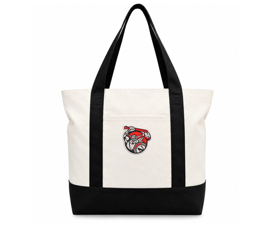 Embroidered Norse Hockey Tote Bag