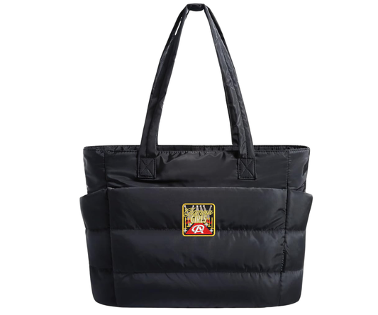 Embroidered Glamour Girls Tote Bag